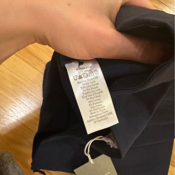 NWT Everlane The Dream Mini Skirt in Navy - Picture 9 of 11